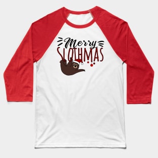 Merry Slothmas Baseball T-Shirt